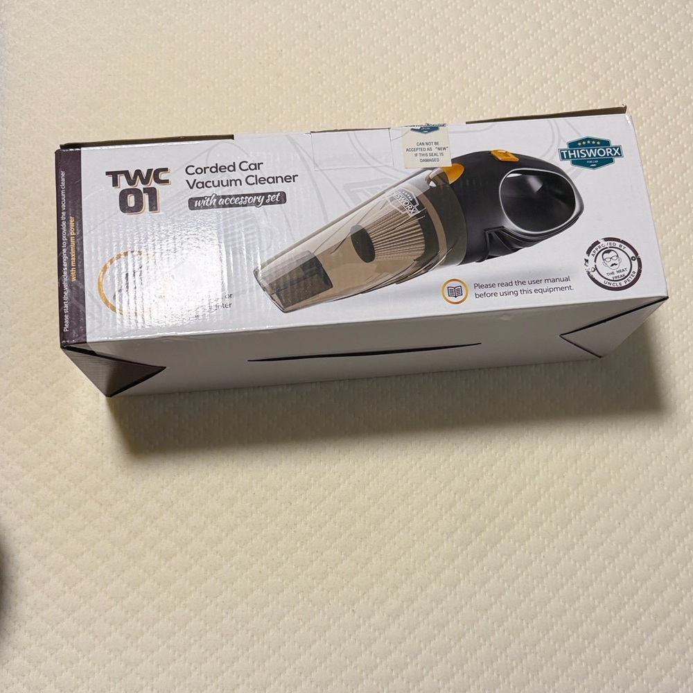 TWC 01 Corded Car Vacuum Cleaner - Black and Tan
